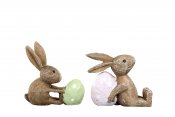 påskkaniner påskharar kaninpar dekorationskanin påskdekoration