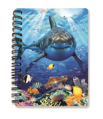 anteckningsbok för pojkar notebook haj